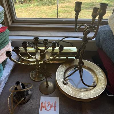 M34-Brass/candlesticks
