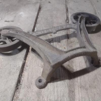 Antique Climax Cast Iron Hay Trolley