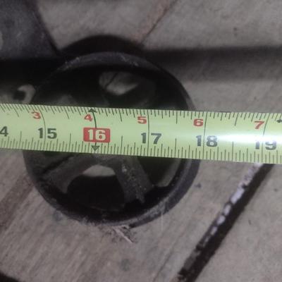 Antique Climax Cast Iron Hay Trolley