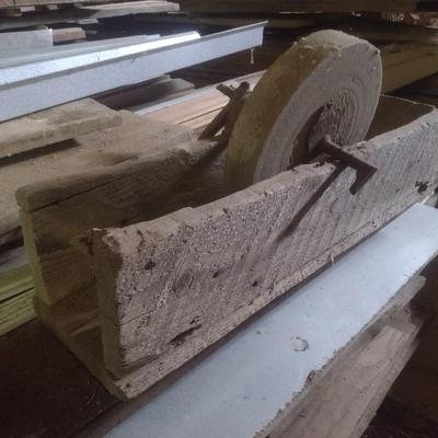 Antique Blacksmith's Grinding Sharpening Wheel