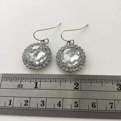 Silver tone beautiful fashion earrings