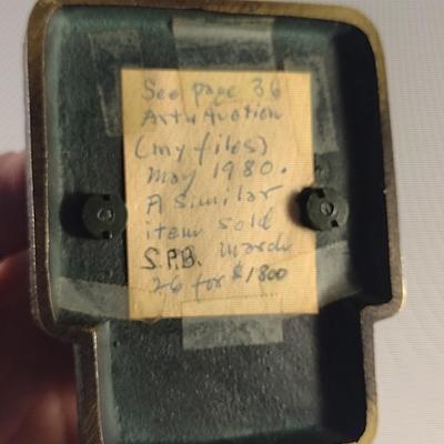 Sale Photo Thumbnail #327: Antique Cold-Painted Vienna Erotic Bronze Egyptian Deity 'Naughty'- Approx 5 7/8" Tall