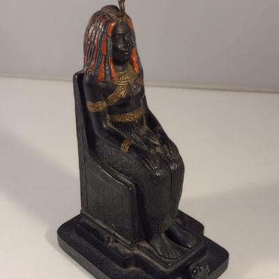 Sale Photo Thumbnail #318: Antique Cold-Painted Vienna Erotic Bronze Egyptian Deity 'Naughty'- Approx 5 7/8" Tall