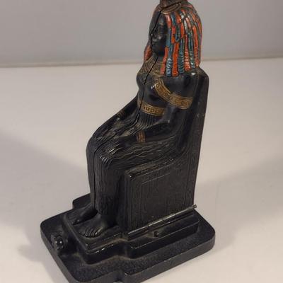 Sale Photo Thumbnail #317: Antique Cold-Painted Vienna Erotic Bronze Egyptian Deity 'Naughty'- Approx 5 7/8" Tall