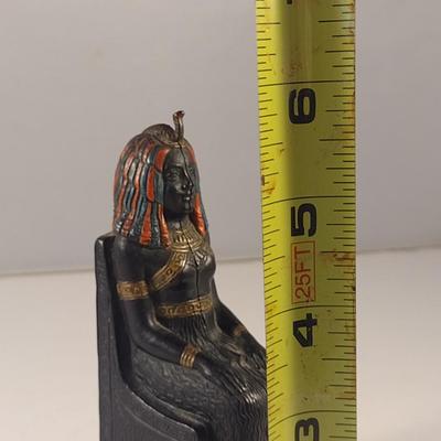 Sale Photo Thumbnail #329: Antique Cold-Painted Vienna Erotic Bronze Egyptian Deity 'Naughty'- Approx 5 7/8" Tall