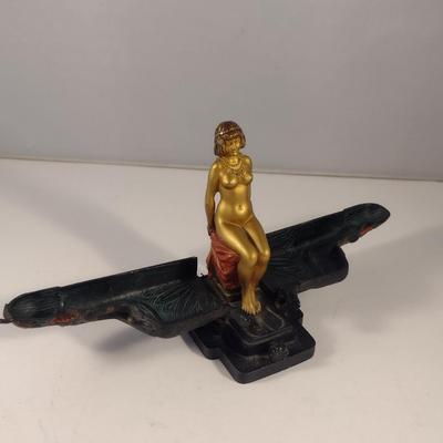 Sale Photo Thumbnail #321: Antique Cold-Painted Vienna Erotic Bronze Egyptian Deity 'Naughty'- Approx 5 7/8" Tall