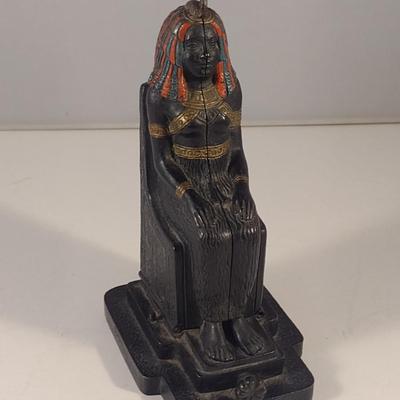 Sale Photo Thumbnail #316: Antique Cold-Painted Vienna Erotic Bronze Egyptian Deity 'Naughty'- Approx 5 7/8" Tall