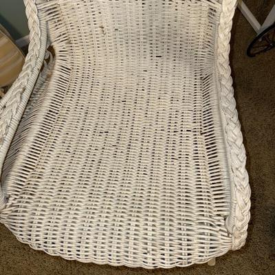 UP28-Wicker rocking chair