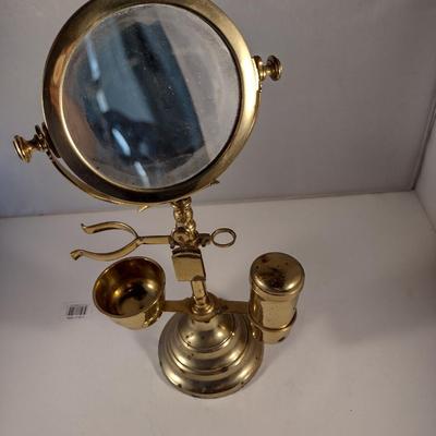 Sale Photo Thumbnail #336: Antique Brass Shaving Stand