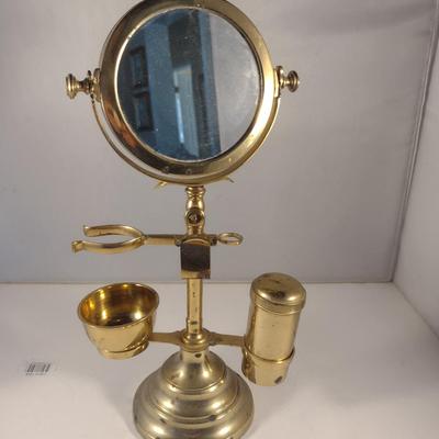 Sale Photo Thumbnail #332: Antique Brass Shaving Stand