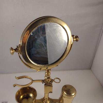 Sale Photo Thumbnail #333: Antique Brass Shaving Stand