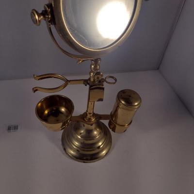 Sale Photo Thumbnail #335: Antique Brass Shaving Stand