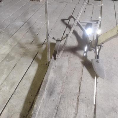 Pair of Antique Horse Drawn Plows for Parts