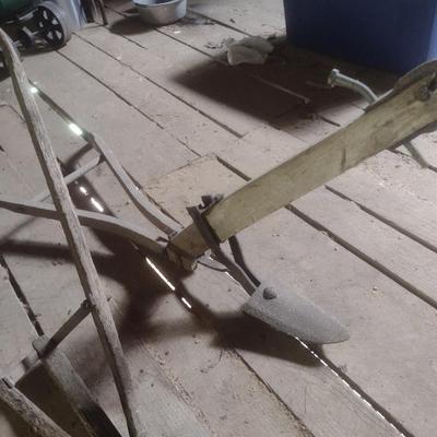 Pair of Antique Horse Drawn Plows for Parts