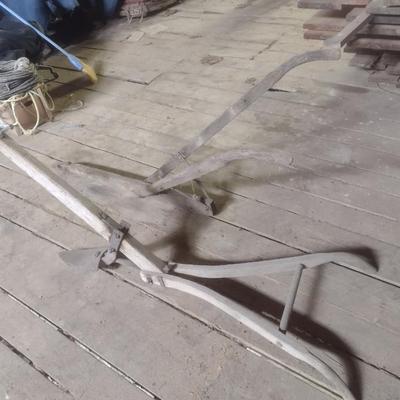 Pair of Antique Horse Drawn Plows for Parts