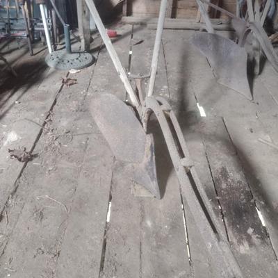 Antique Horse Drawn Single Row Turn Plow