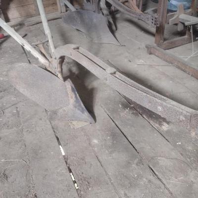 Antique Horse Drawn Single Row Turn Plow