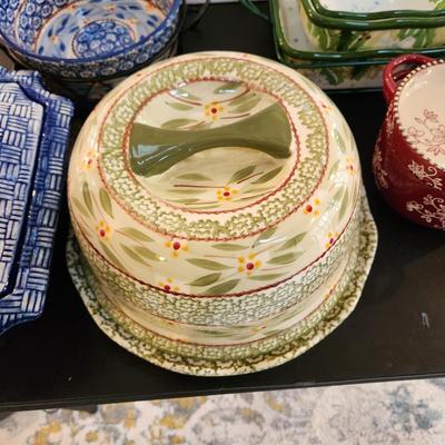 Large Lot of TempTations Temp tations by Tara Serving Dishes , Bowls, Trays