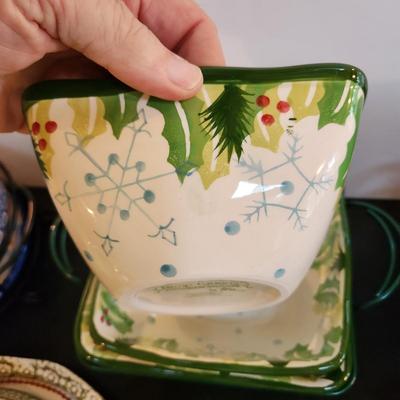 Large Lot of TempTations Temp tations by Tara Serving Dishes , Bowls, Trays