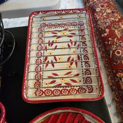 Large Lot of TempTations Temp tations by Tara Serving Dishes , Bowls, Trays