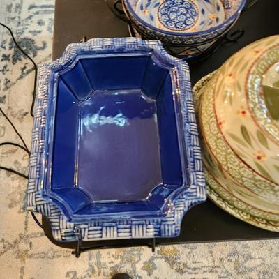 Large Lot of TempTations Temp tations by Tara Serving Dishes , Bowls, Trays