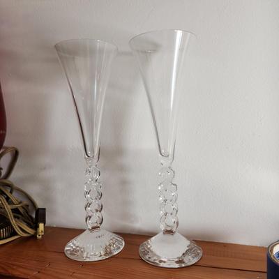 Cristal D'Arques Millennium 2000 Fluted Champagne Glasses