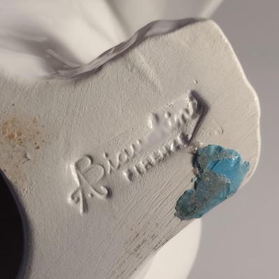 Sale Photo Thumbnail #360: Hand Painted Ceramic Sitting Cat Figurine- Approx 13 3/4" Tall