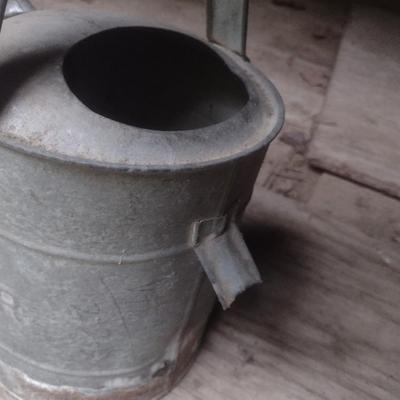 Set of Three Farm Pails and Water Can