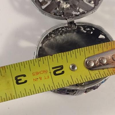 Sale Photo Thumbnail #370: Miniature Jeweled Ring/Trinket Box