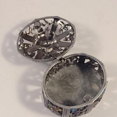 Sale Photo Thumbnail #367: Miniature Jeweled Ring/Trinket Box