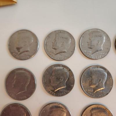 20 Kennedy Bicentennial Half Dollars