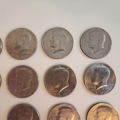 20 Kennedy Bicentennial Half Dollars