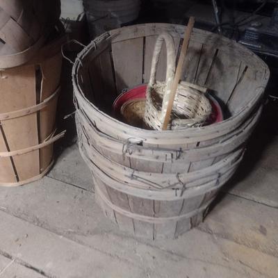 Assortment of Harvesting Baskets Various Sizes