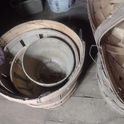 Assortment of Harvesting Baskets Various Sizes
