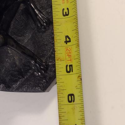 Sale Photo Thumbnail #379: Carved Dog Figurine- Approx 6 1/2" Tall.  Possible stone bookend.