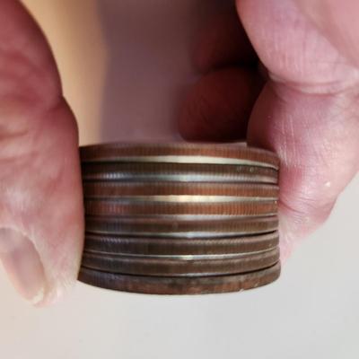 Grouping of Eisenhower Clad Dollars