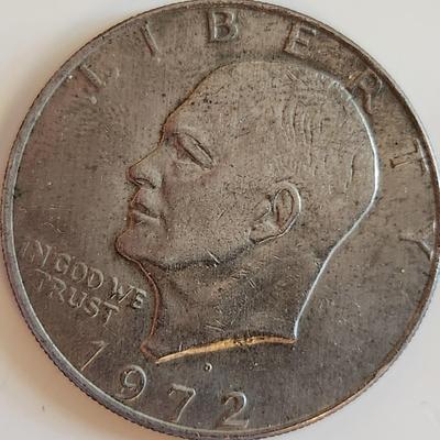 Grouping of Eisenhower Clad Dollars