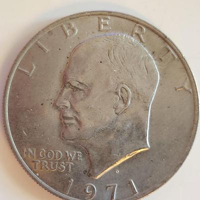 Grouping of Eisenhower Clad Dollars