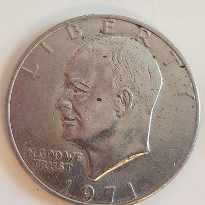 Grouping of Eisenhower Clad Dollars