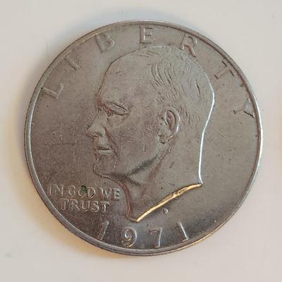 Grouping of Eisenhower Clad Dollars