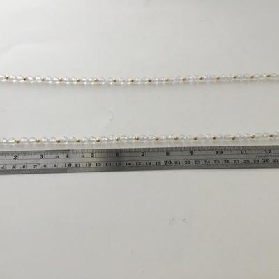 Clear fashion beaded fashion necklace