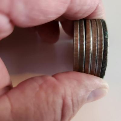 Grouping of Eisenhower Bicentennial Half Dollars