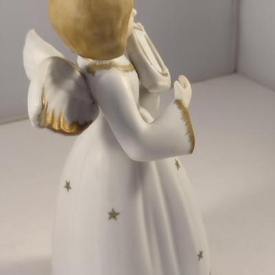 Sale Photo Thumbnail #384: Angel Turning Musical Figurine- Plays 'Silent Night'