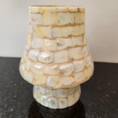 Mother of Pearl Candle Holder
