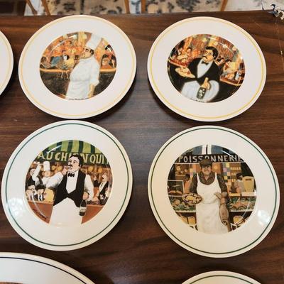 Guy Buffet Collection The Charge of the Bottle Brigade Eshenbach Porzellan Germany and L'Etalage Collection