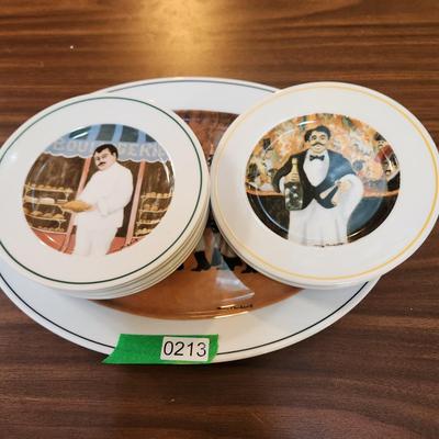 Guy Buffet Collection The Charge of the Bottle Brigade Eshenbach Porzellan Germany and L'Etalage Collection