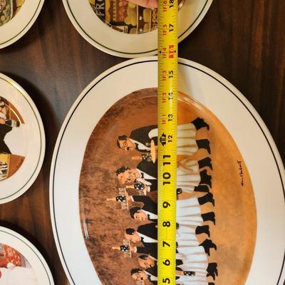 Guy Buffet Collection The Charge of the Bottle Brigade Eshenbach Porzellan Germany and L'Etalage Collection