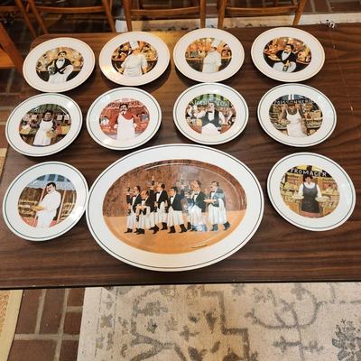 Guy Buffet Collection The Charge of the Bottle Brigade Eshenbach Porzellan Germany and L'Etalage Collection