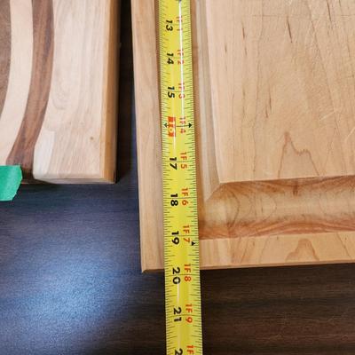 Alaska Ulu Knife w Holder and Cutting Bowl ,Wood Cutting Board ,