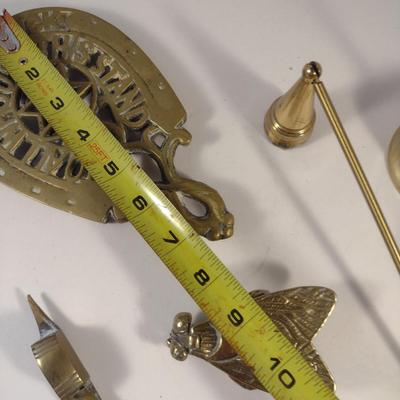 Sale Photo Thumbnail #433: Collection of Brass Home Decor.  Please see all pictures for selection.